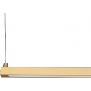 Designerska Lampa sufitowa złota Beam 120 LED Step Into Design nad stół. 2