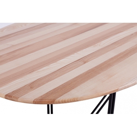Brada 280x100 ash wooden oval dining table Nordifra