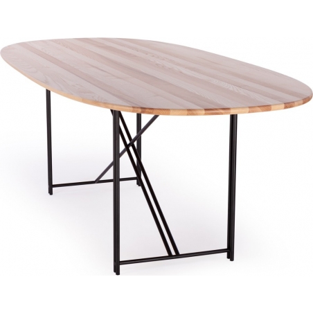 Brada 280x100 ash wooden oval dining table Nordifra