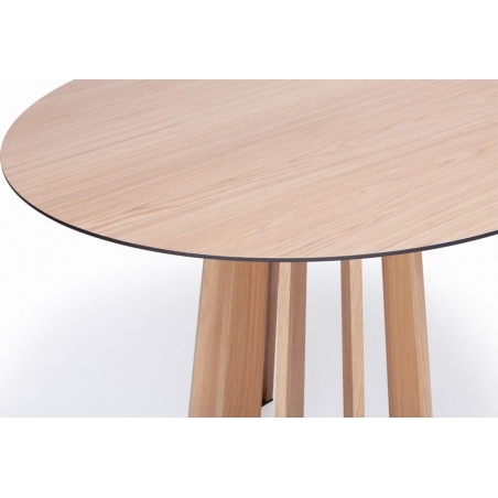 Tavle Oval 220x100 natural oak veneered oval dining table Nordifra