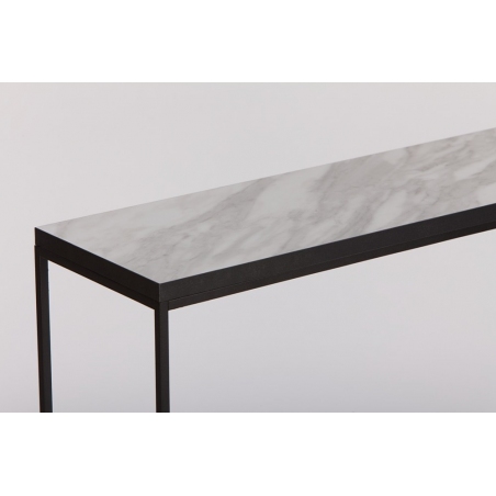 Stam 91 grey pietra marble industrial console table Nordifra
