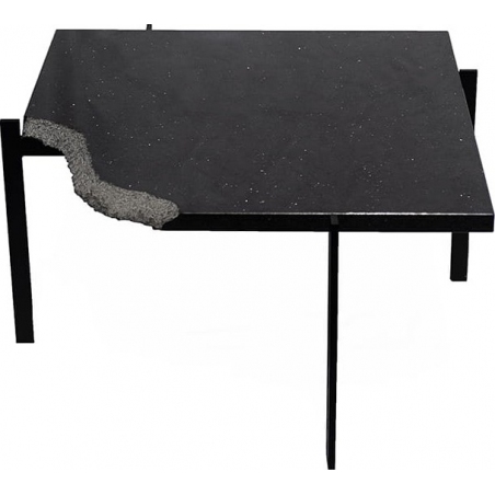 Stolik kwadratowy granitowy Object020 77 czarny NG Design