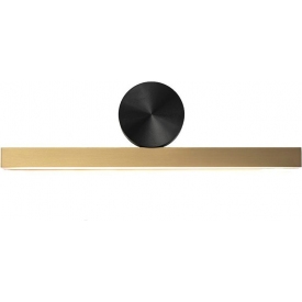 Boogie LED 45 brass linear wall lamp Step Into Design