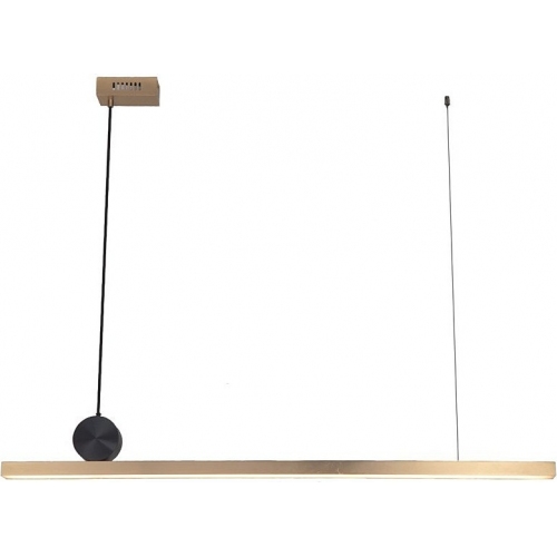 Boogie LED 88 brass linear pendant lamp Step Into Design