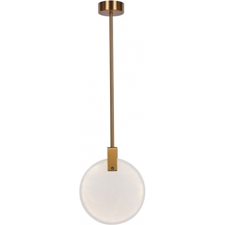 MARBLE 24 LED round semi flush ceiling light Step Into Design