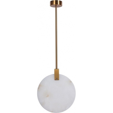 Stylowa Lampa mosiężna sufitowa MARBLE 30 LED Marmur Step Into Design do salonu i kuchni.