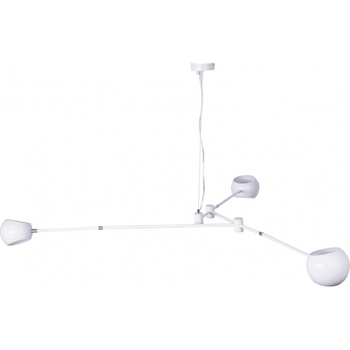 Astronomy III white designer semi flush ceiling light Step Into Design