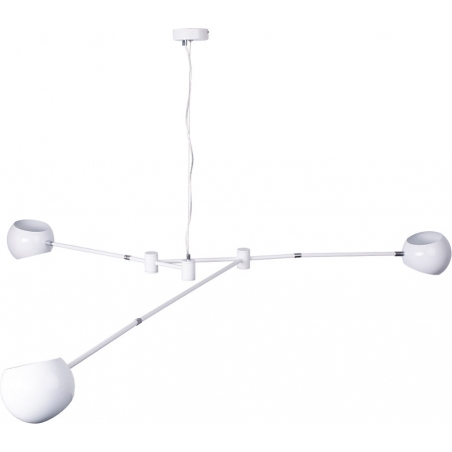 Astronomy III white designer semi flush ceiling light Step Into Design