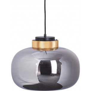 Boom 35 LED silver glass pendant lamp Step Into Design