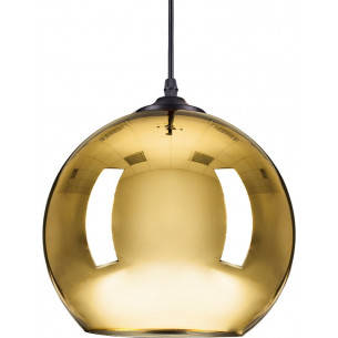 Mirror Glow 40 gold glass ball pendant lamp Step Into Design