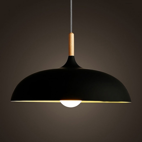 Saucer 45 black scandinavian pendant lamp Step Into Design