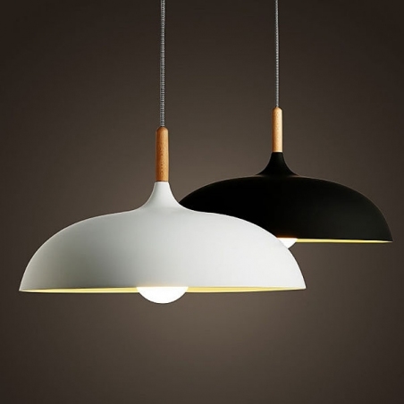 Saucer 45 black scandinavian pendant lamp Step Into Design