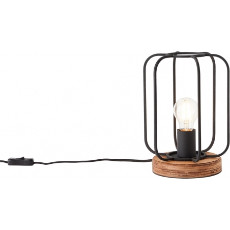 Tosh black wire table lamp Brilliant
