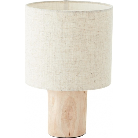 Pia beige wooden table lamp with shade Brilliant