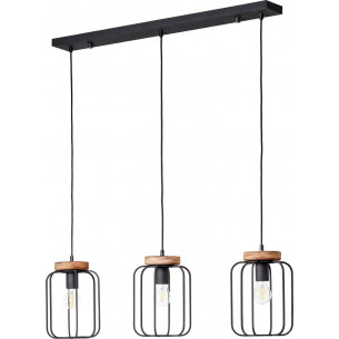 Tosh 100 black wire pendant lamp Brilliant 2