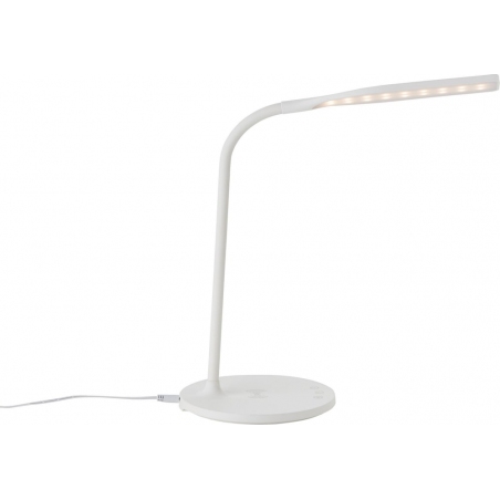 Joni white minimalist desk lamp Brilliant