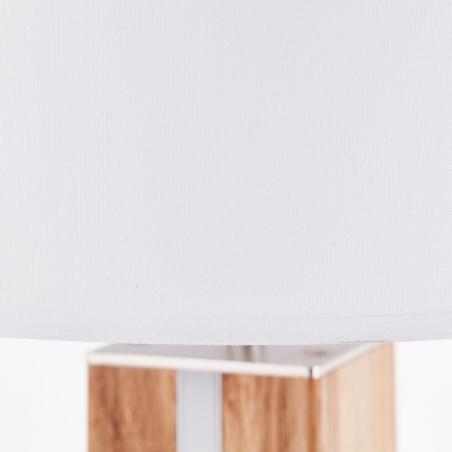 Magnus wooden table lamp with shade Brilliant