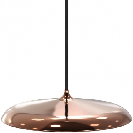 Designerska Lampa miedziana wisząca Artist 25 LED Copper DFTP do salonu i sypialni.
