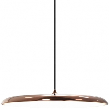 Designerska Lampa miedziana wisząca Artist 40 LED Copper DFTP do salonu i sypialni.