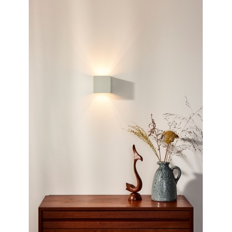 Xio Led white square wall lamp Lucide