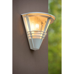 Livia white outdoor wall lamp Lucide