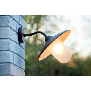 Aruba rust outdoor wall lamp Lucide