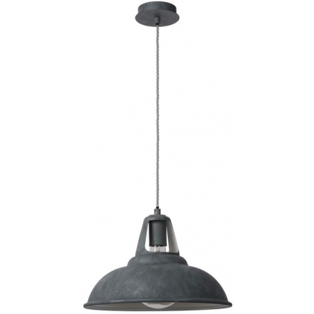 Markit Grey 35 grey industrial pendant lamp Lucide