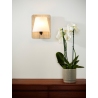 Idaho 12 light wood&white scandinavian wall lamp Lucide