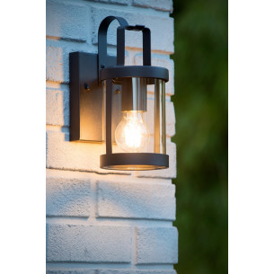 LINDELO black garden wall light Lucide