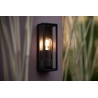 Dukan black outdoor wall lamp Lucide