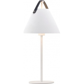 Strap white scandinavian table lamp DFTP