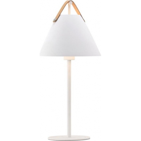 Strap white scandinavian table lamp DFTP