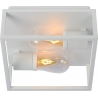Carlyn white square outdoor ceiling light Lucide