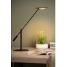 Stylowa Lampa biurkowa ze ściemniaczem Anselmo Led Czarna Lucide na biurko od BlowUpDesign.pl