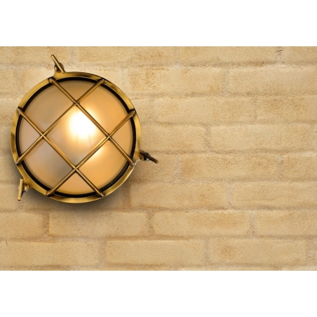 Dudley brass outdoor wall lamp Lucide