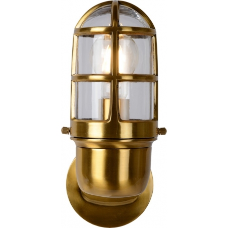Dudley brass outdoor wall lamp Lucide