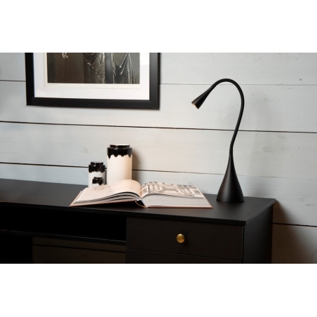 Zozy LED black minimal desk lamp Lucide