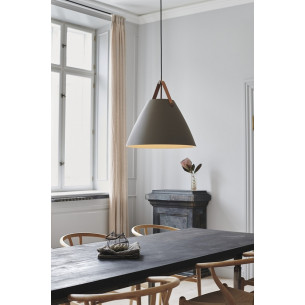 Strap 48 brown scandinavian pendant lamp DFTP