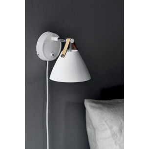 Strap 16 white scandinavian wall lamp DFTP