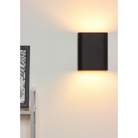 Ovalis black&gold wall lamp Lucide