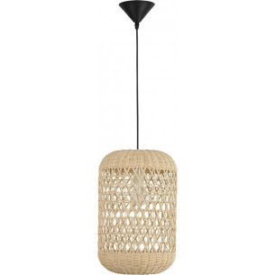 Lampa rattanowa wisząca boho Penida Long 24