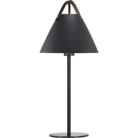 Strap black scandinavian table lamp DFTP