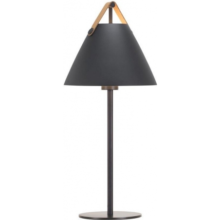 Strap black scandinavian table lamp DFTP