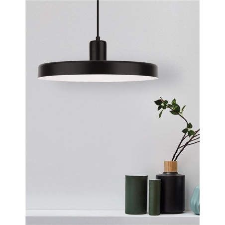 Denver 36 black minimalistic pendant lamp