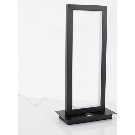 Frame LED black minimalistic table lamp