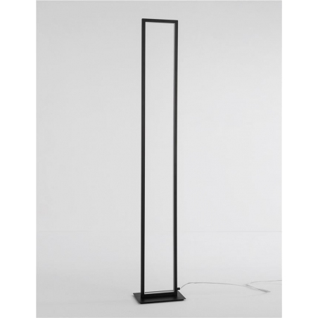 Frame LED black minimalistic floor lamp