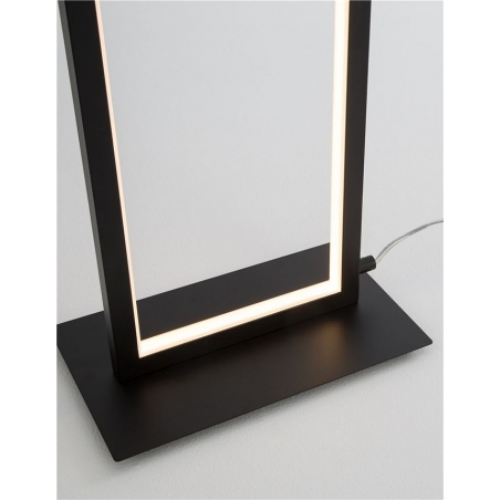 Frame LED black minimalistic floor lamp