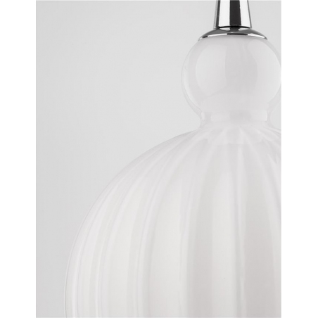 Hola 15 white glass pendant lamp