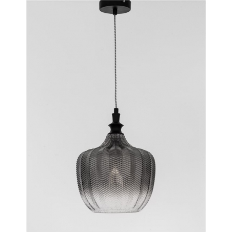Omnia 24 grey decorative glass pendant lamp