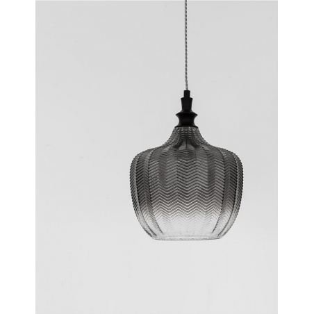 Omnia 24 grey decorative glass pendant lamp
